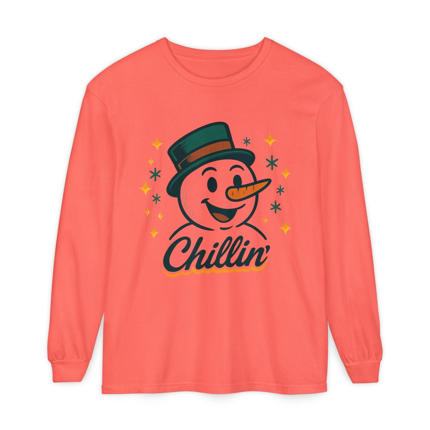 Unisex Garment-dyed Long Sleeve T-Shirt