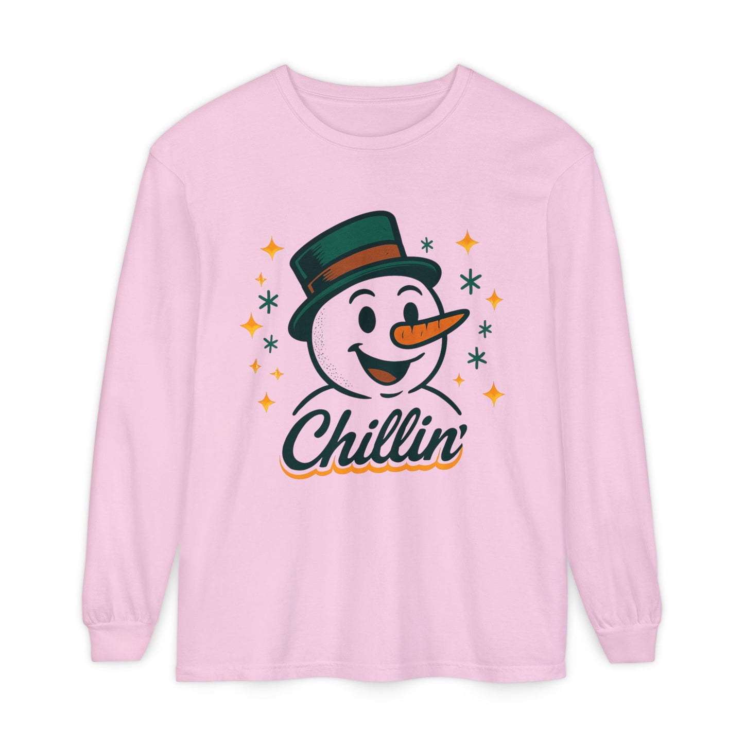 Unisex Garment-dyed Long Sleeve T-Shirt