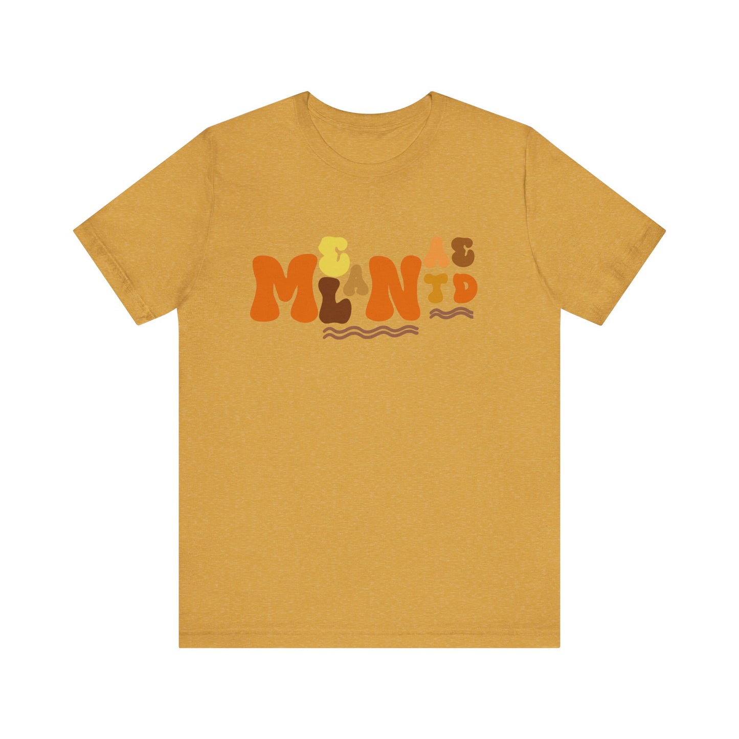 Melanated Bubble Letters T-shirt Design 2