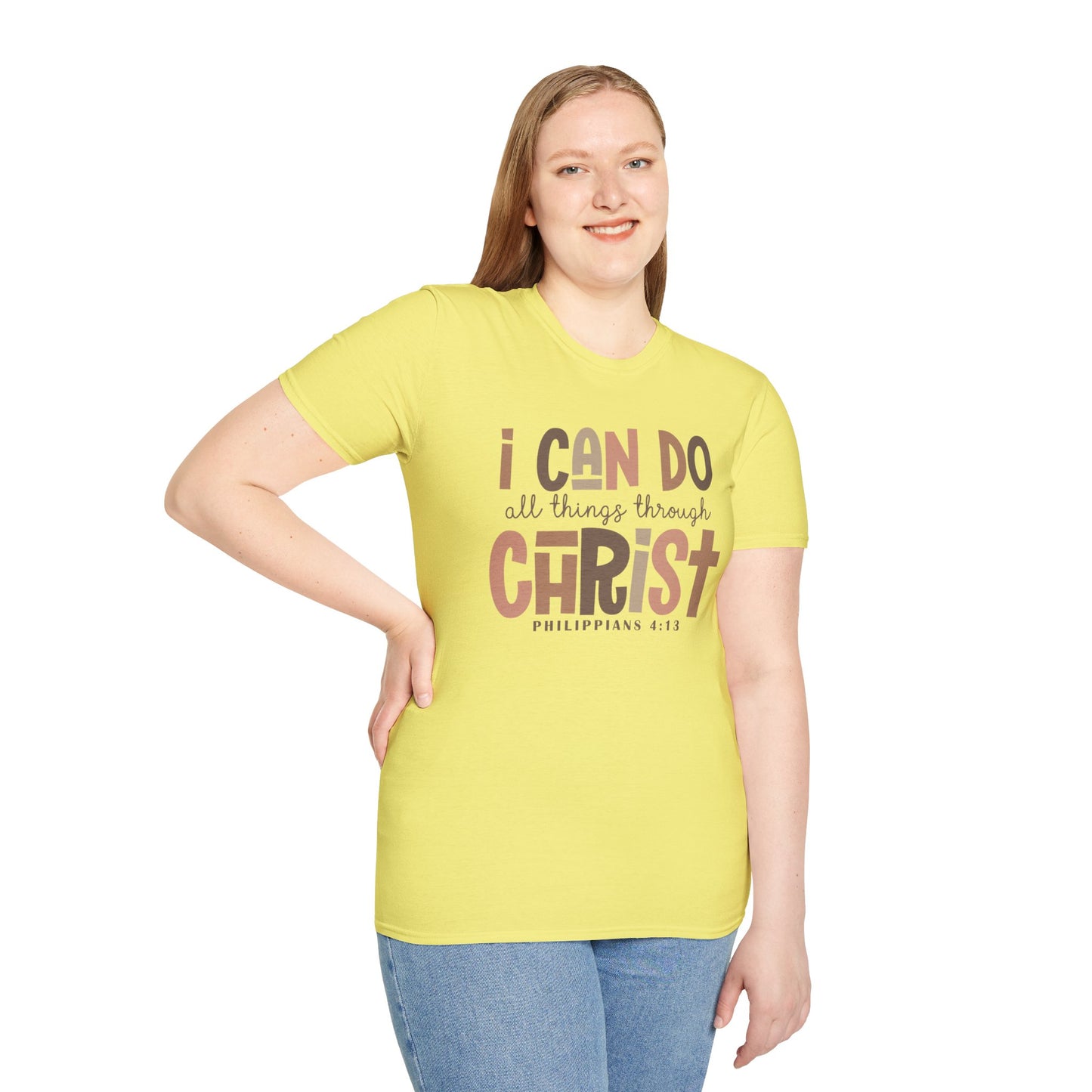 Faithful Unisex Tee with Inspirational Text - Earthtone Colors