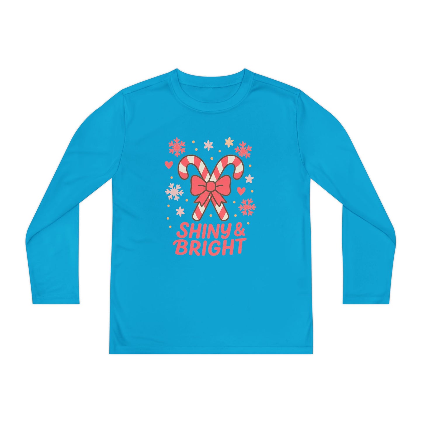 Long Sleeve Tee - Shiny & Bright Snowflake Design