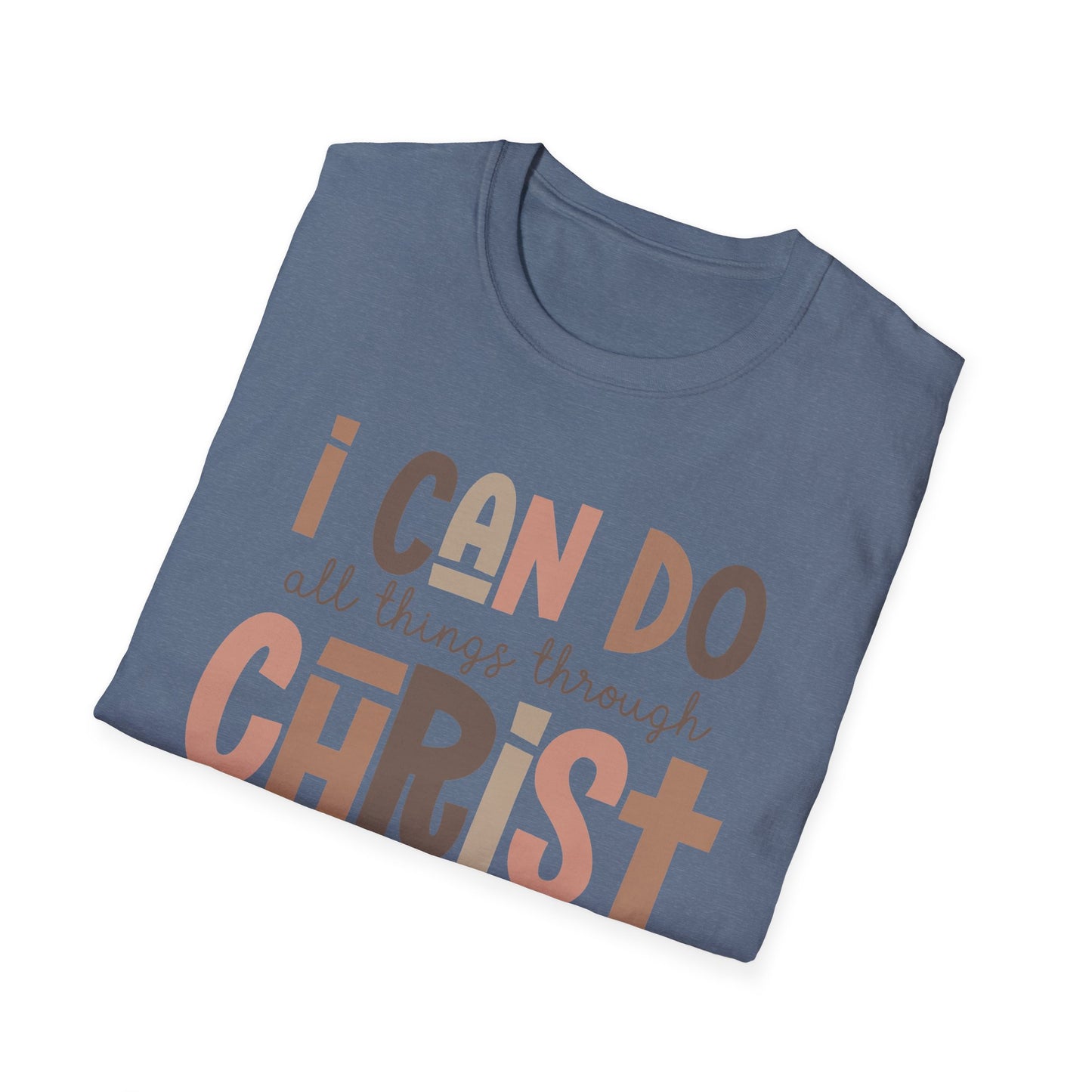 Faithful Unisex Tee with Inspirational Text - Earthtone Colors