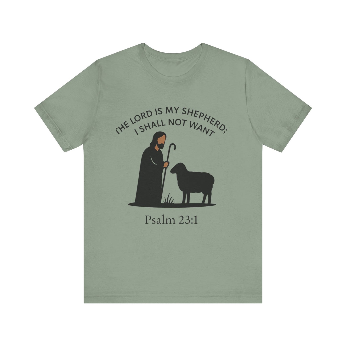 Christian Tee - Jesus Shepard and Black Sheep Design