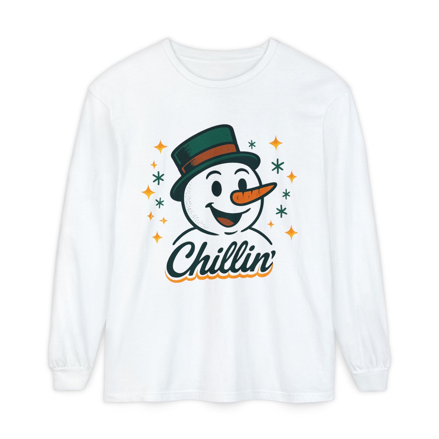 Unisex Garment-dyed Long Sleeve T-Shirt