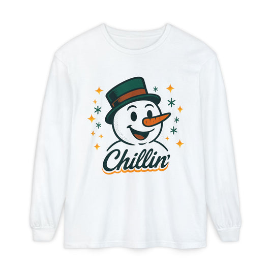 Unisex Garment-dyed Long Sleeve T-Shirt
