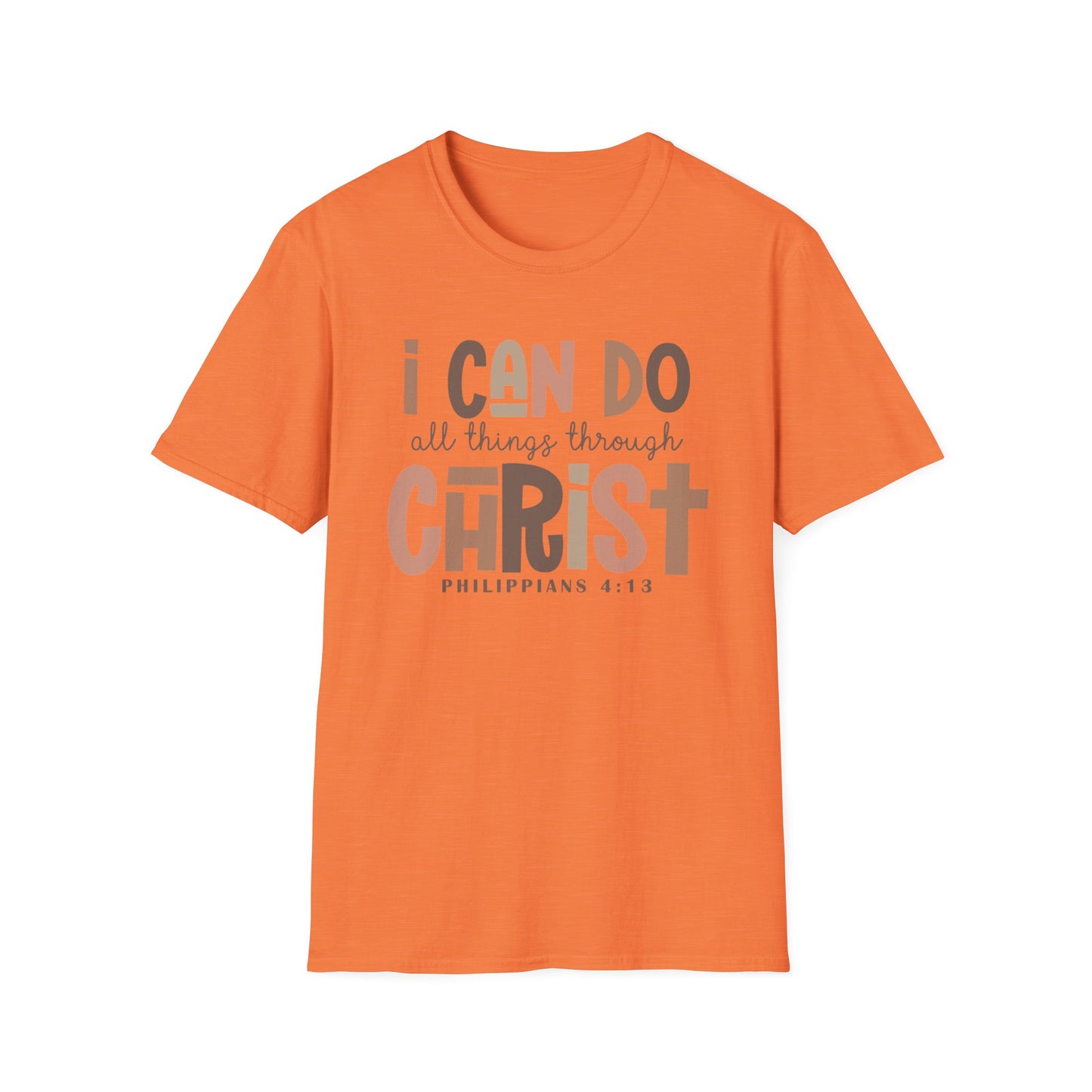 Faithful Unisex Tee with Inspirational Text - Earthtone Colors