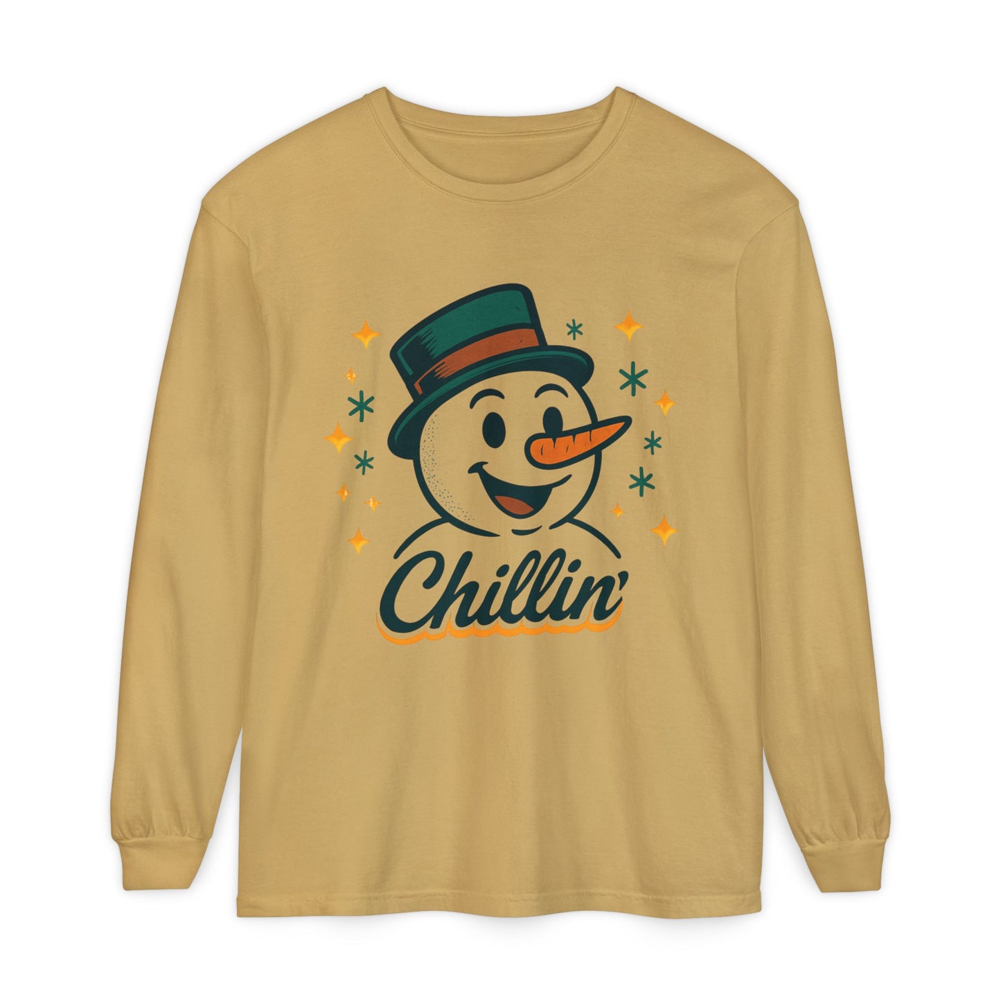 Unisex Garment-dyed Long Sleeve T-Shirt