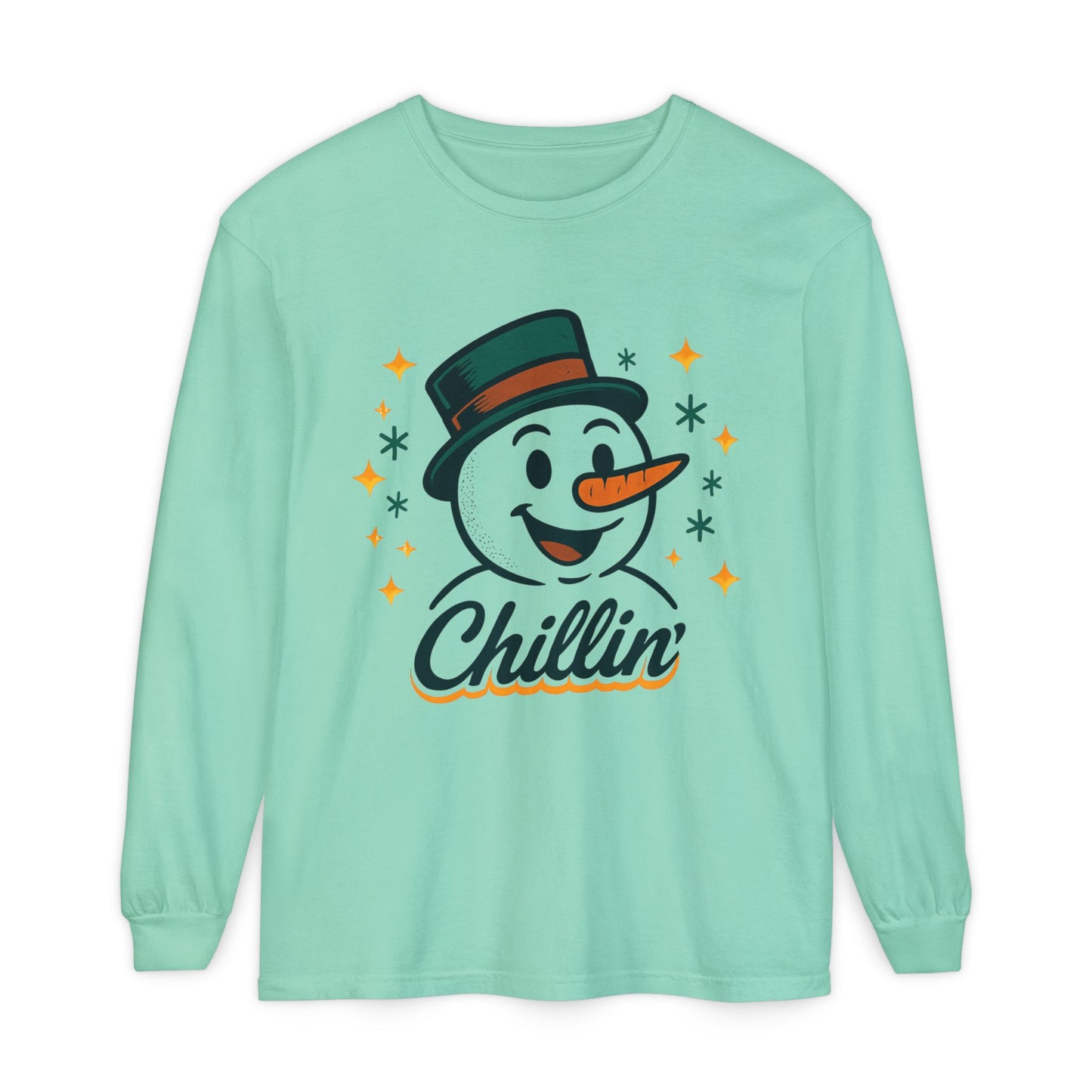 Unisex Garment-dyed Long Sleeve T-Shirt