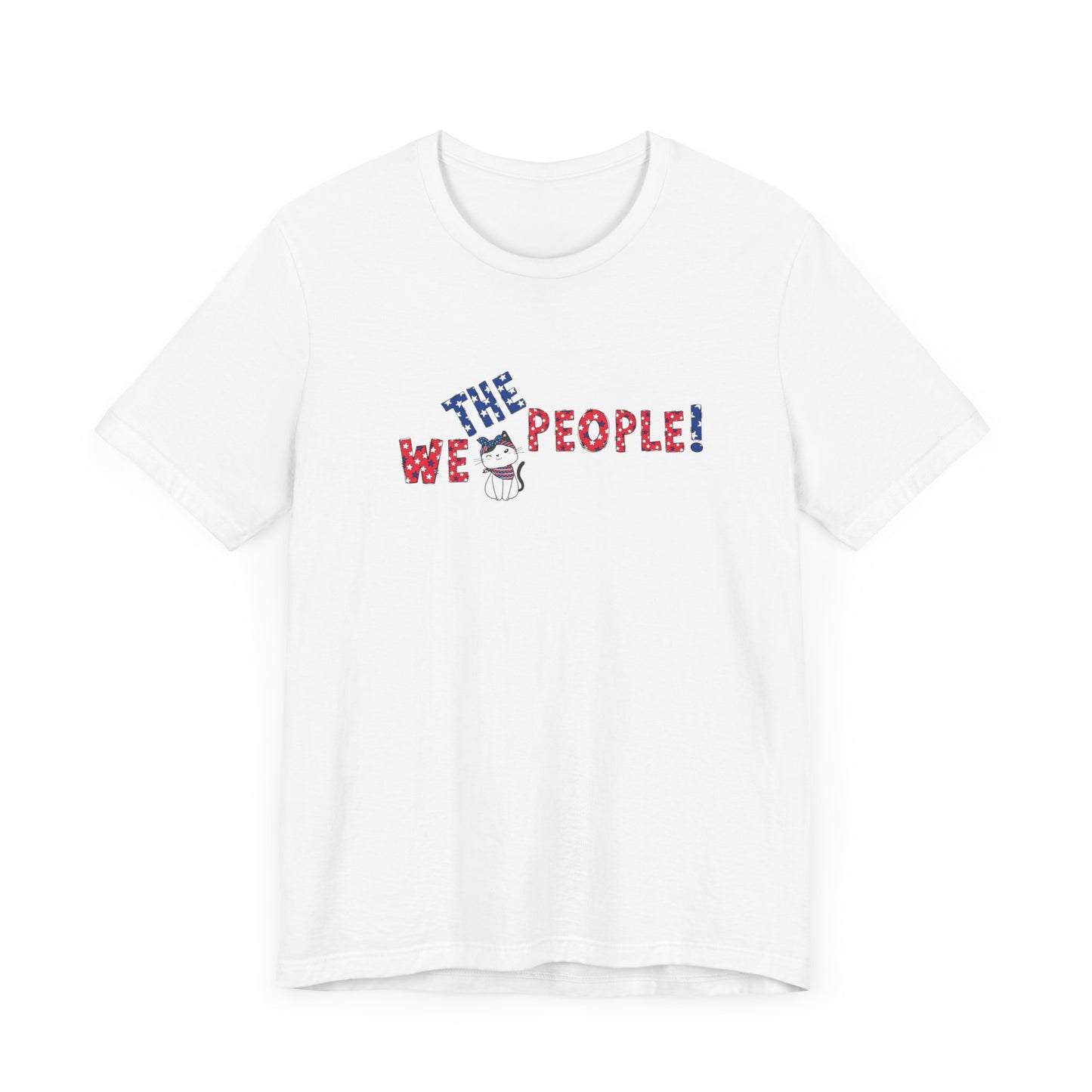 Patriotic Cat 'We the People' T-Shirt