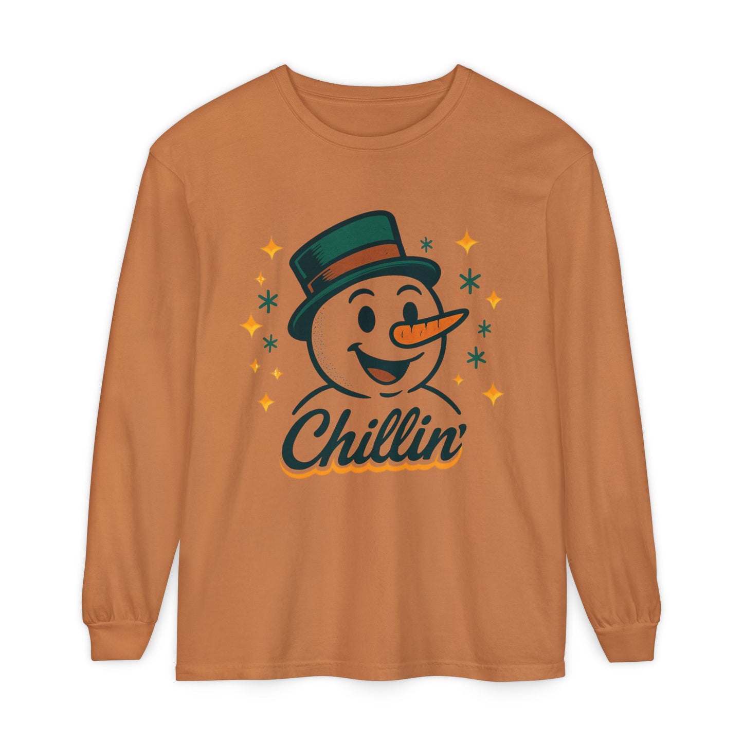Unisex Garment-dyed Long Sleeve T-Shirt