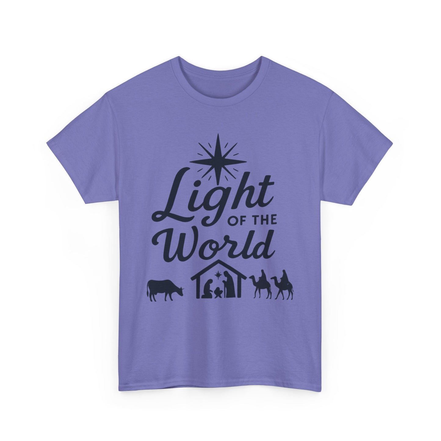 Nativity Unisex Tee - Light of the World - Dark Version