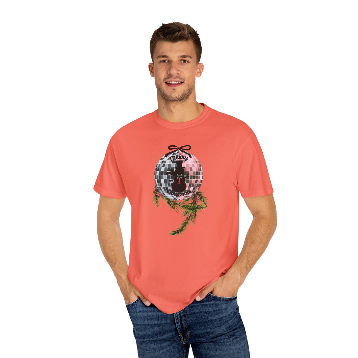 Christmas Disco Snowman T-shirt