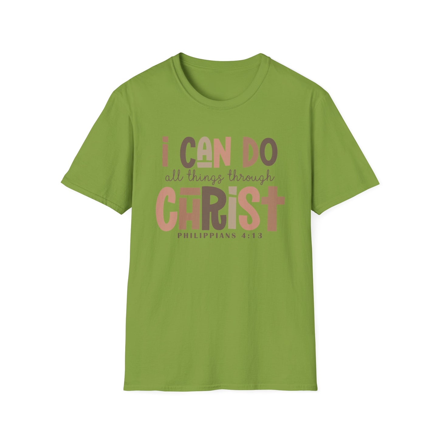 Faithful Unisex Tee with Inspirational Text - Earthtone Colors