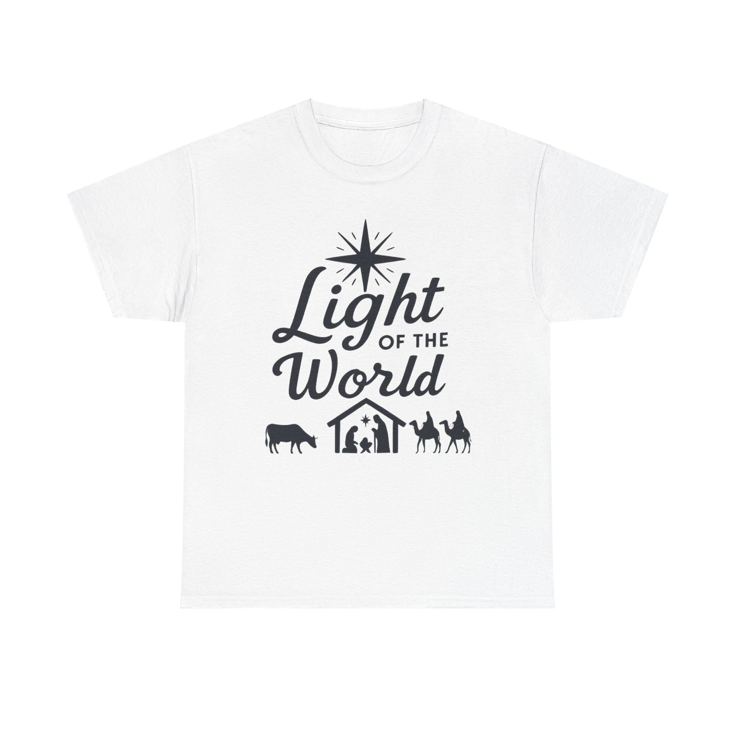 Nativity Unisex Tee - Light of the World - Dark Version
