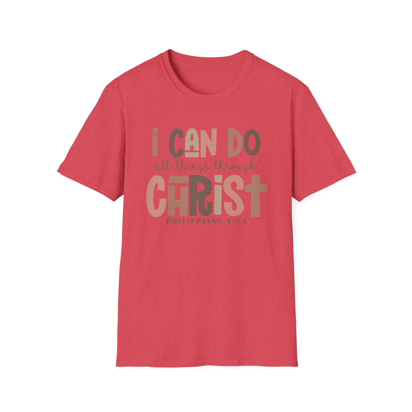 Faithful Unisex Tee with Inspirational Text - Earthtone Colors