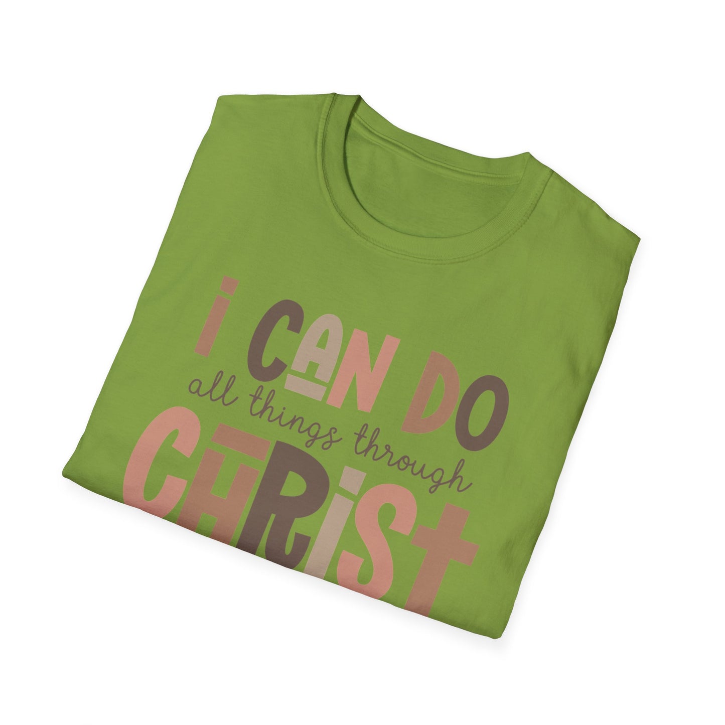 Faithful Unisex Tee with Inspirational Text - Earthtone Colors