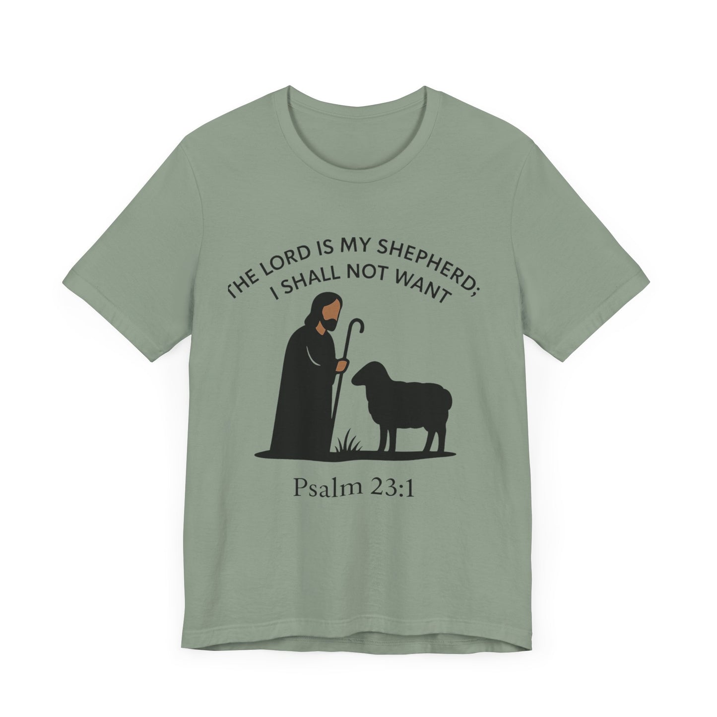 Christian Tee - Jesus Shepard and Black Sheep Design