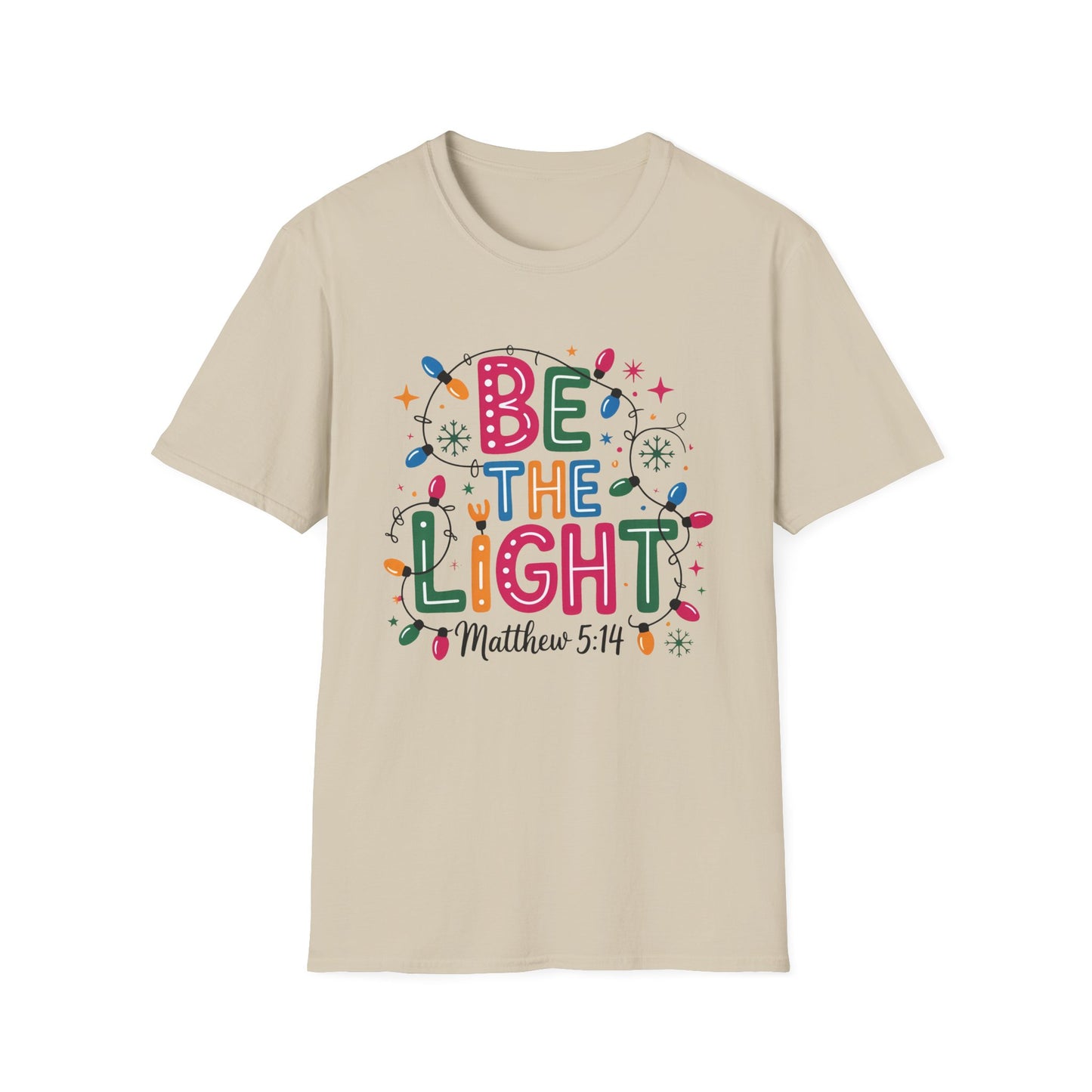 Christmas Be the Light T-Shirt