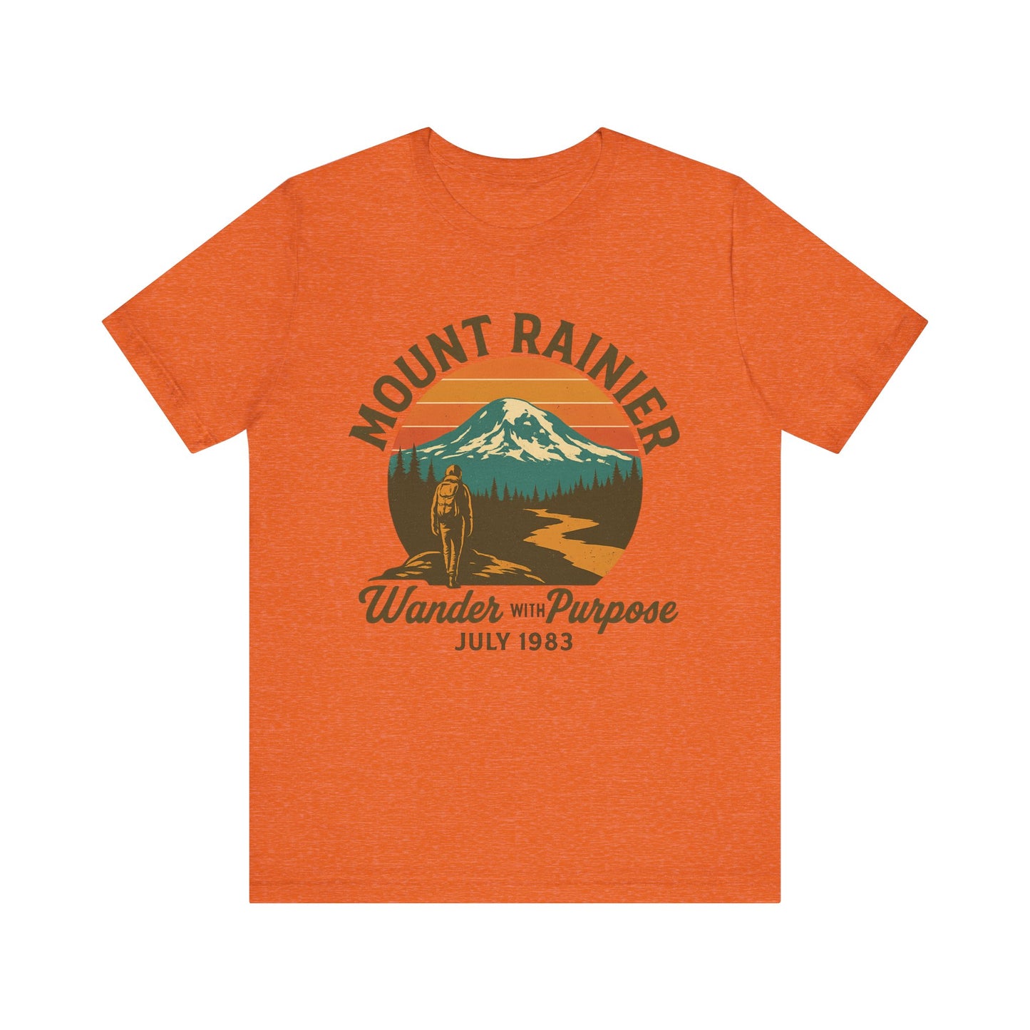 Adventure Tee - Wander with Purpose Retro Hiker