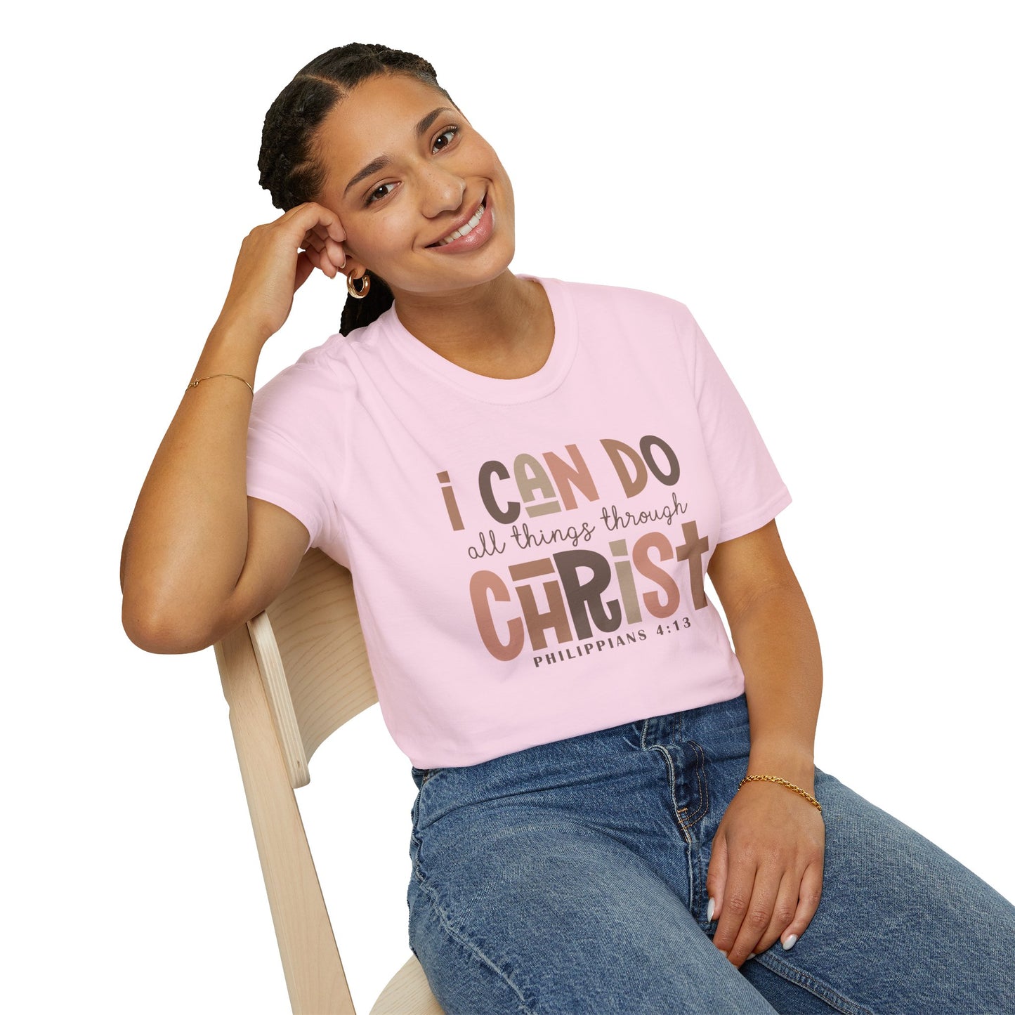 Faithful Unisex Tee with Inspirational Text - Earthtone Colors