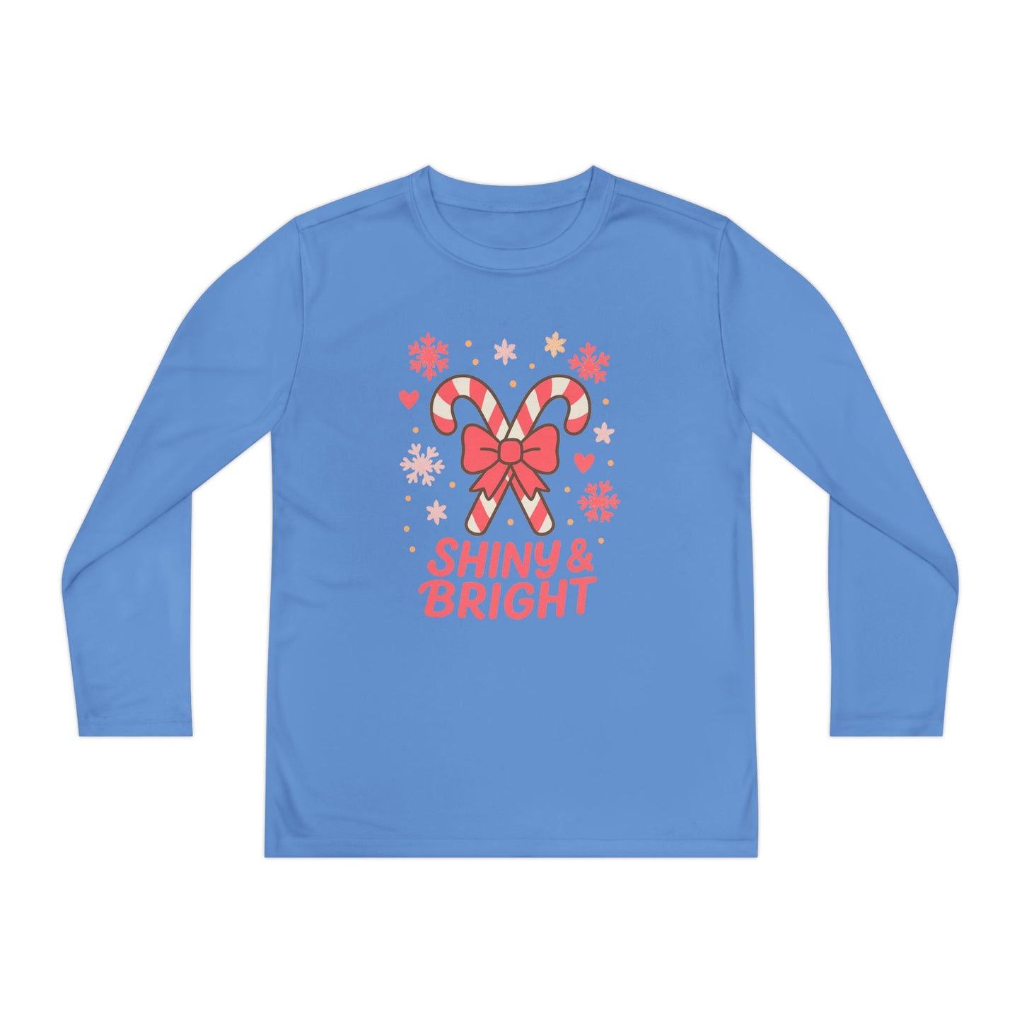 Long Sleeve Tee - Shiny & Bright Snowflake Design