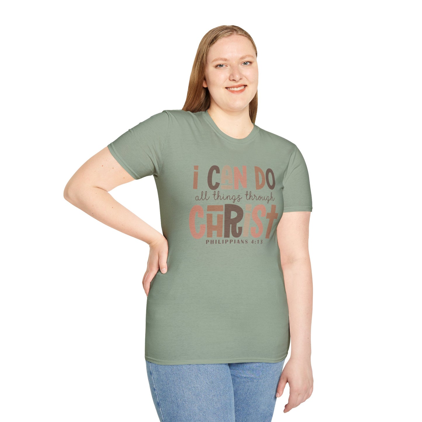 Faithful Unisex Tee with Inspirational Text - Earthtone Colors