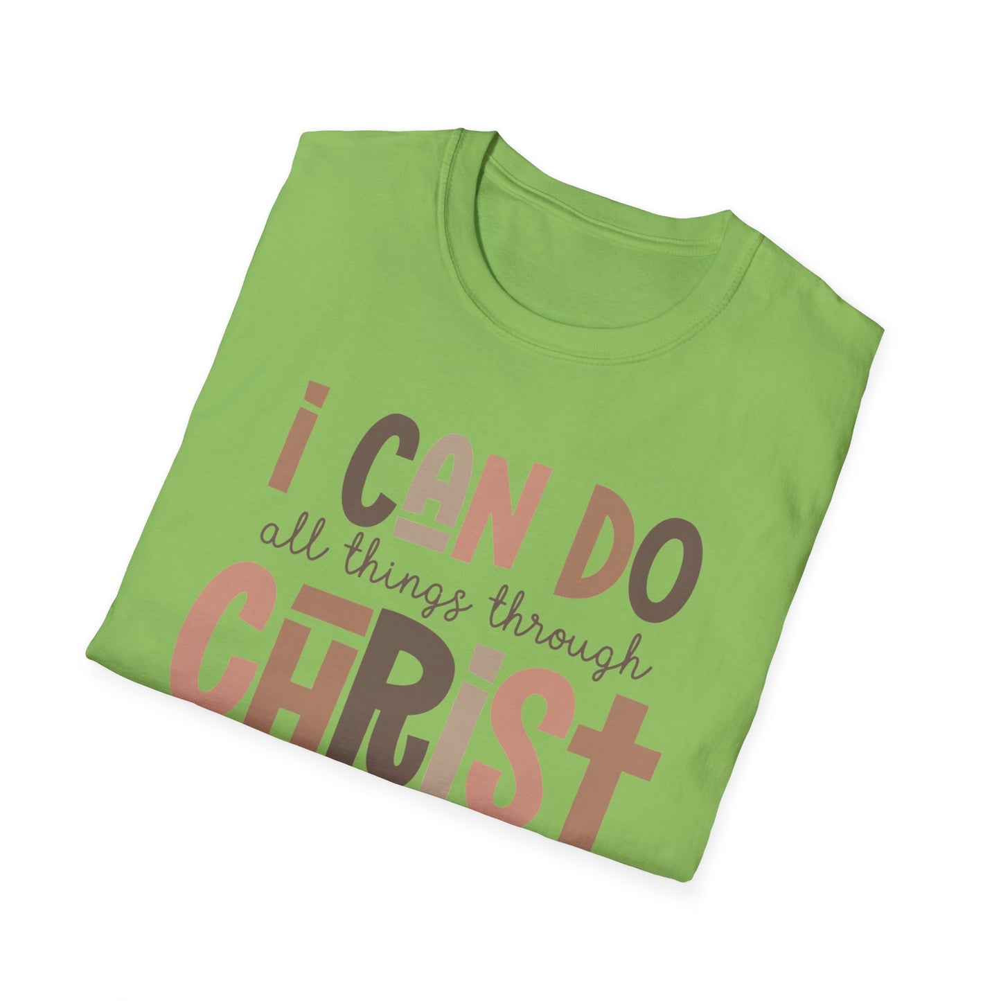 Faithful Unisex Tee with Inspirational Text - Earthtone Colors