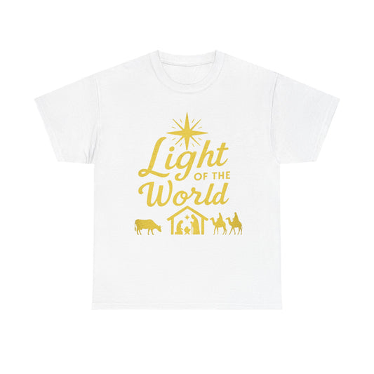 Christmas Nativity Unisex Tee - LIGHT OF THE WORLD