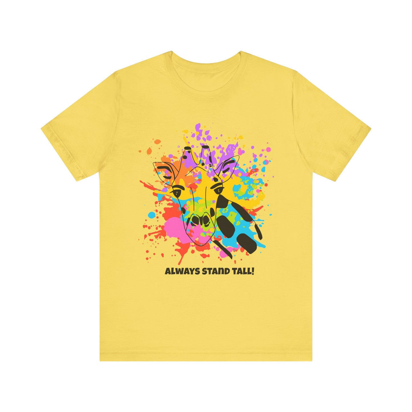 Watersplash Giraffe Tee - Stand Tall
