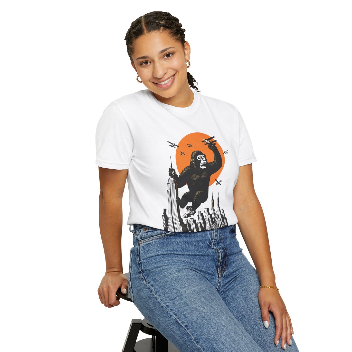 New York King Kong Skyline T-Shirt