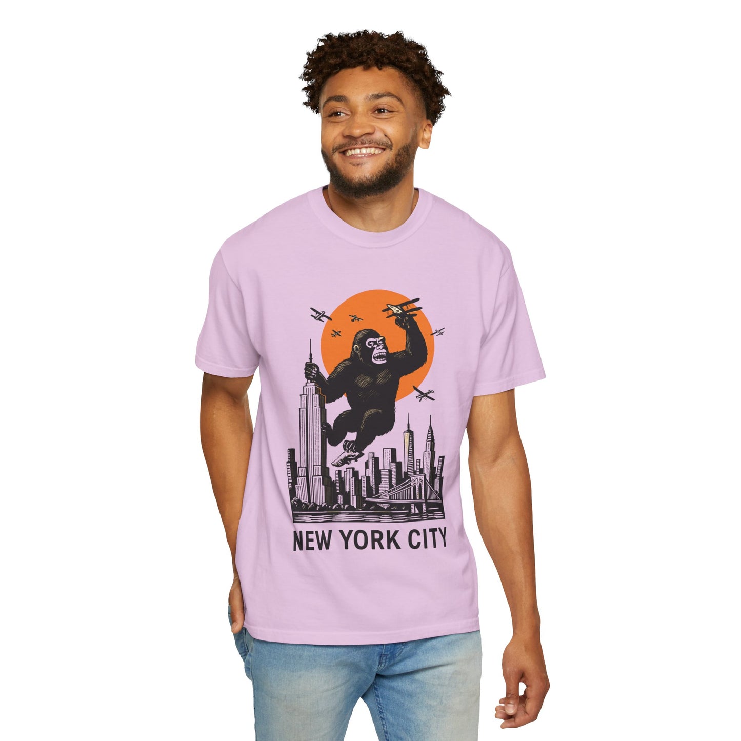 New York King Kong Skyline T-Shirt