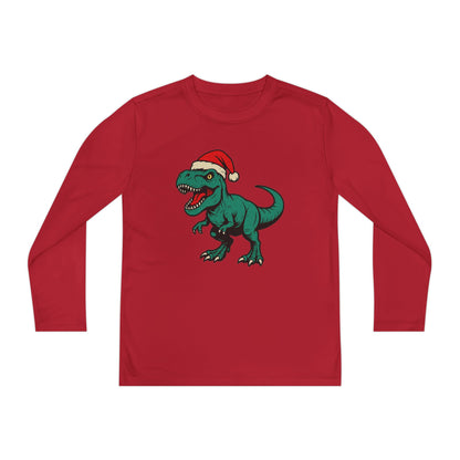 Long Sleeve Dinosaur Holiday Tee