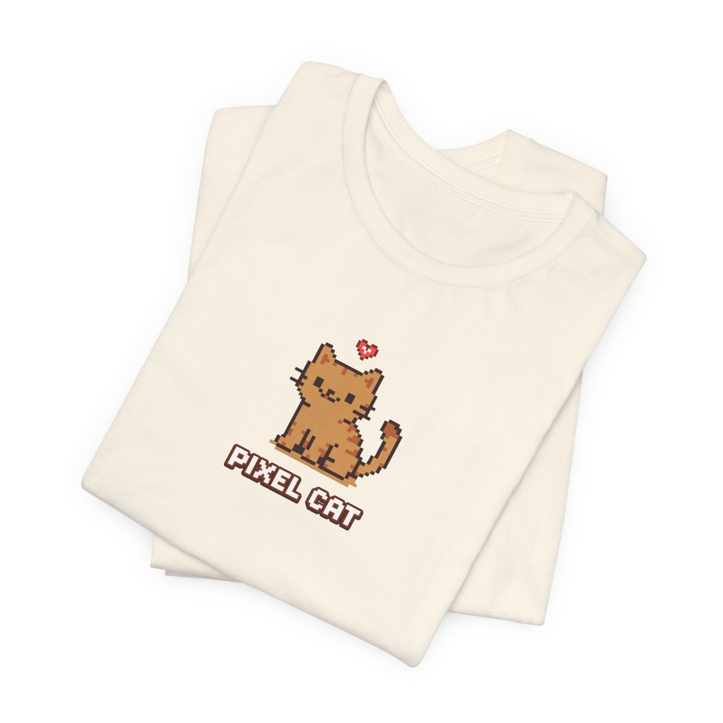 Pixel Cat T‑Shirt — Retro 8‑Bit Kitty Graphic Tee