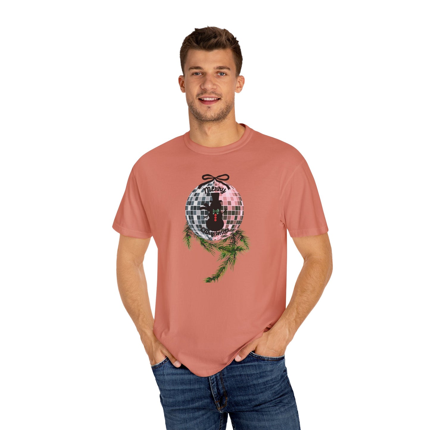 Christmas Disco Snowman T-shirt
