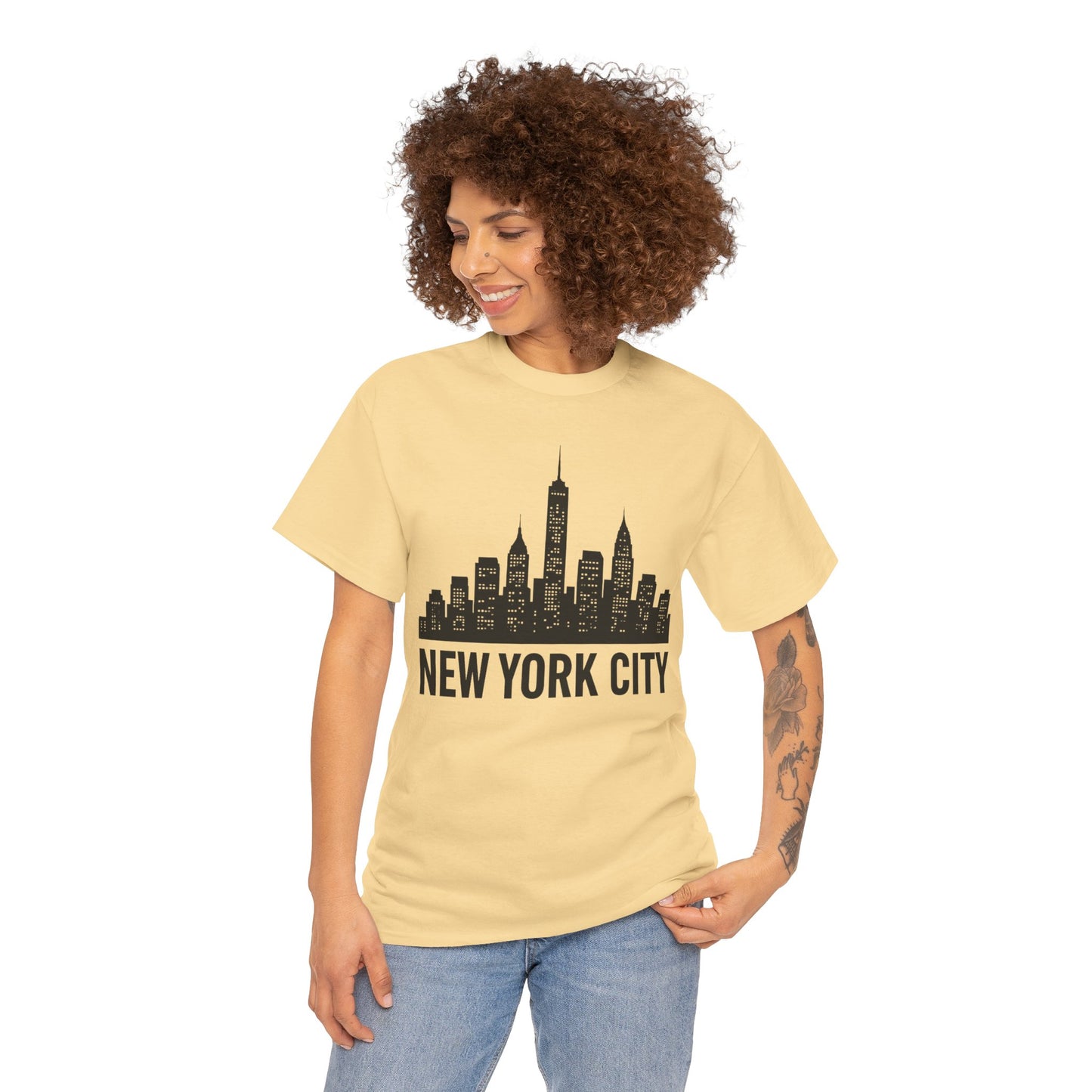 New York City Skyline T-Shirt — NYC Skyline Silhouette Tee