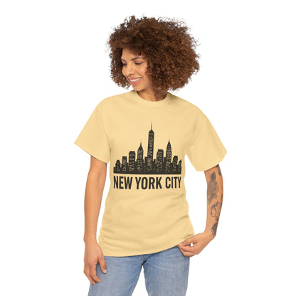 New York City Skyline T-Shirt — NYC Skyline Silhouette Tee