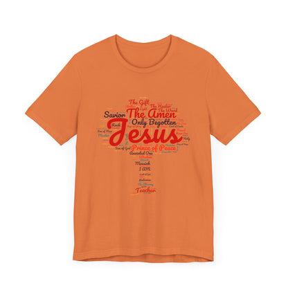 Religious Tee - Names of JESUS Tree Design