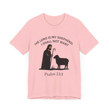 Christian Tee - Jesus Shepard and Black Sheep Design