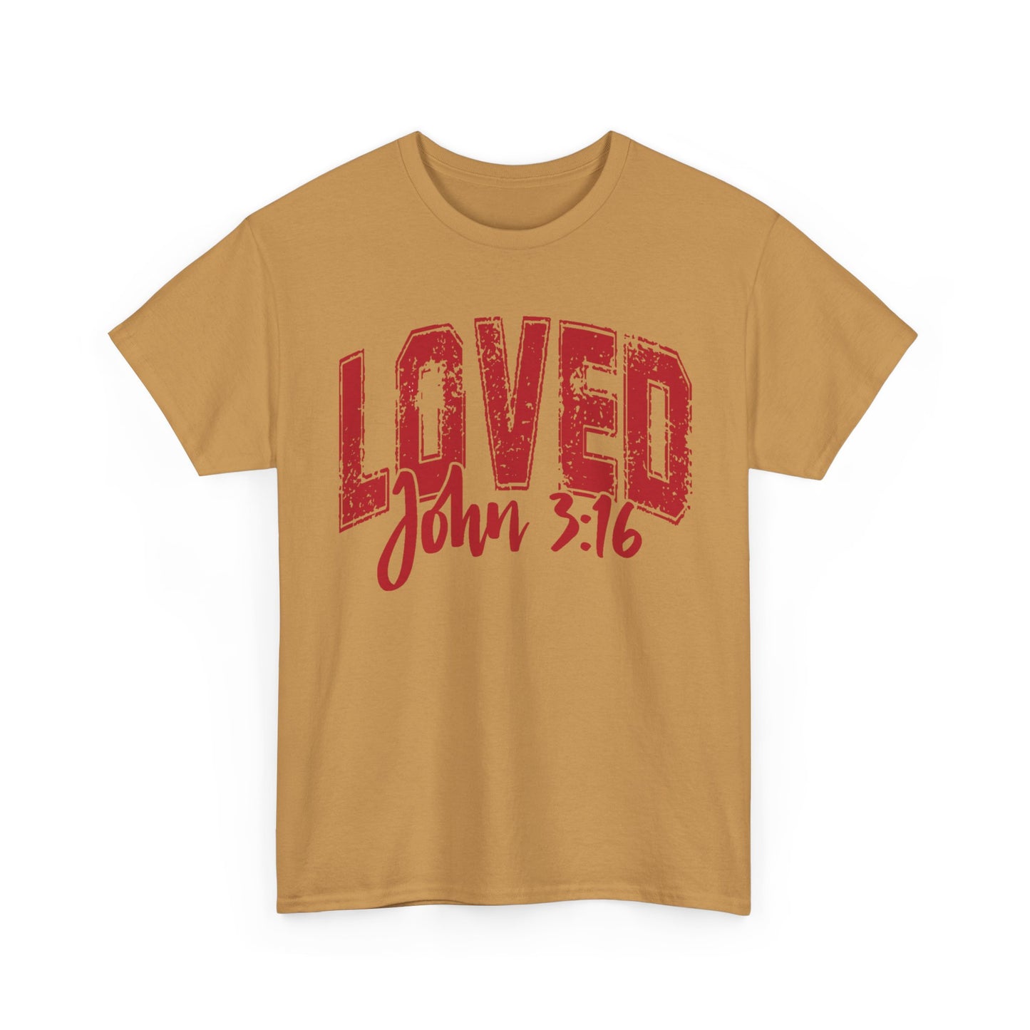 Loved T-Shirt with John 3:16 Scripture Reference