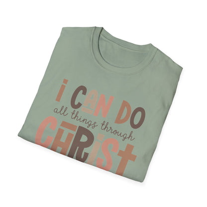 Faithful Unisex Tee with Inspirational Text - Earthtone Colors