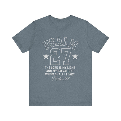 PSALM 27 Black Sporty Tee