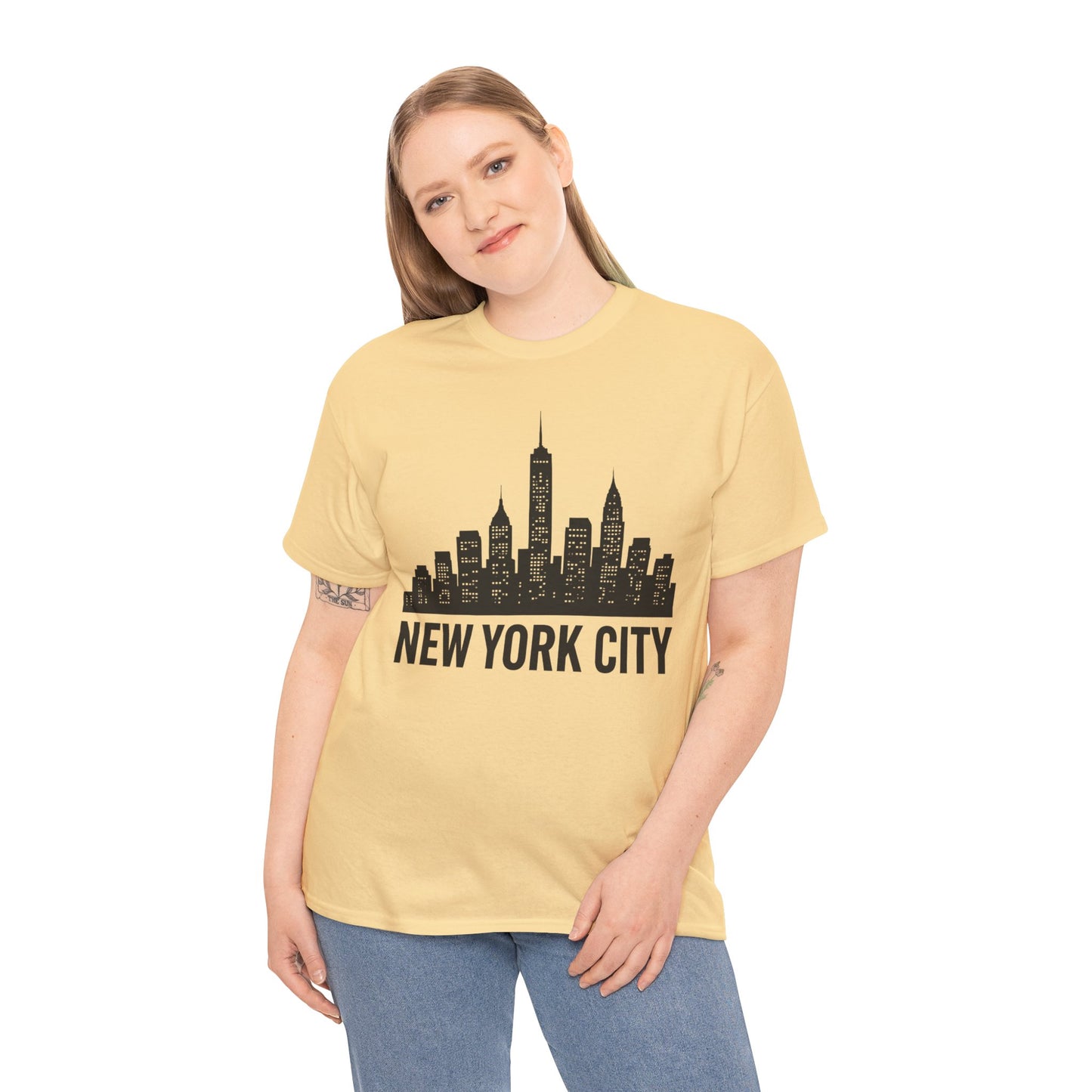 New York City Skyline T-Shirt — NYC Skyline Silhouette Tee