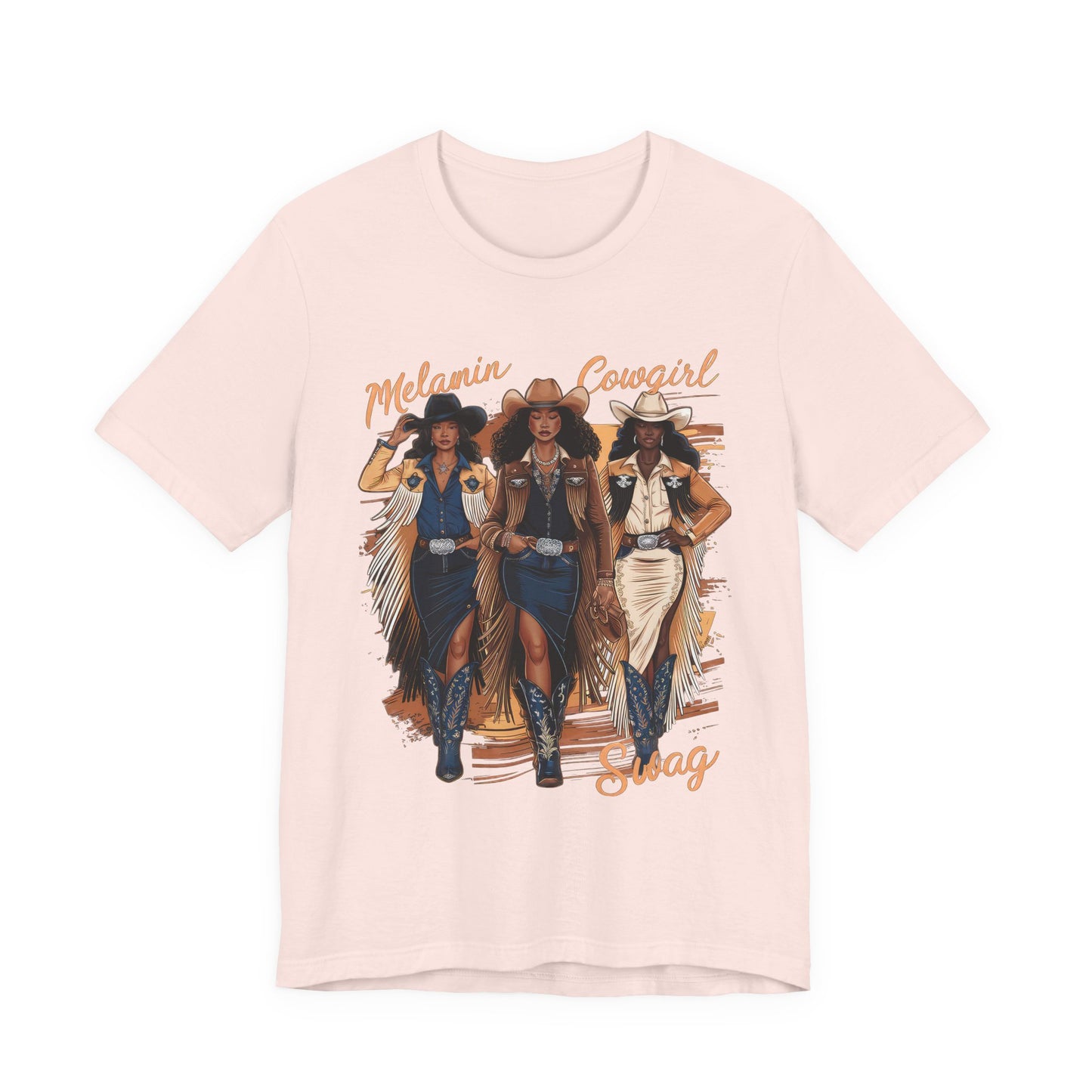 3 Melanated Cowgirls Tee