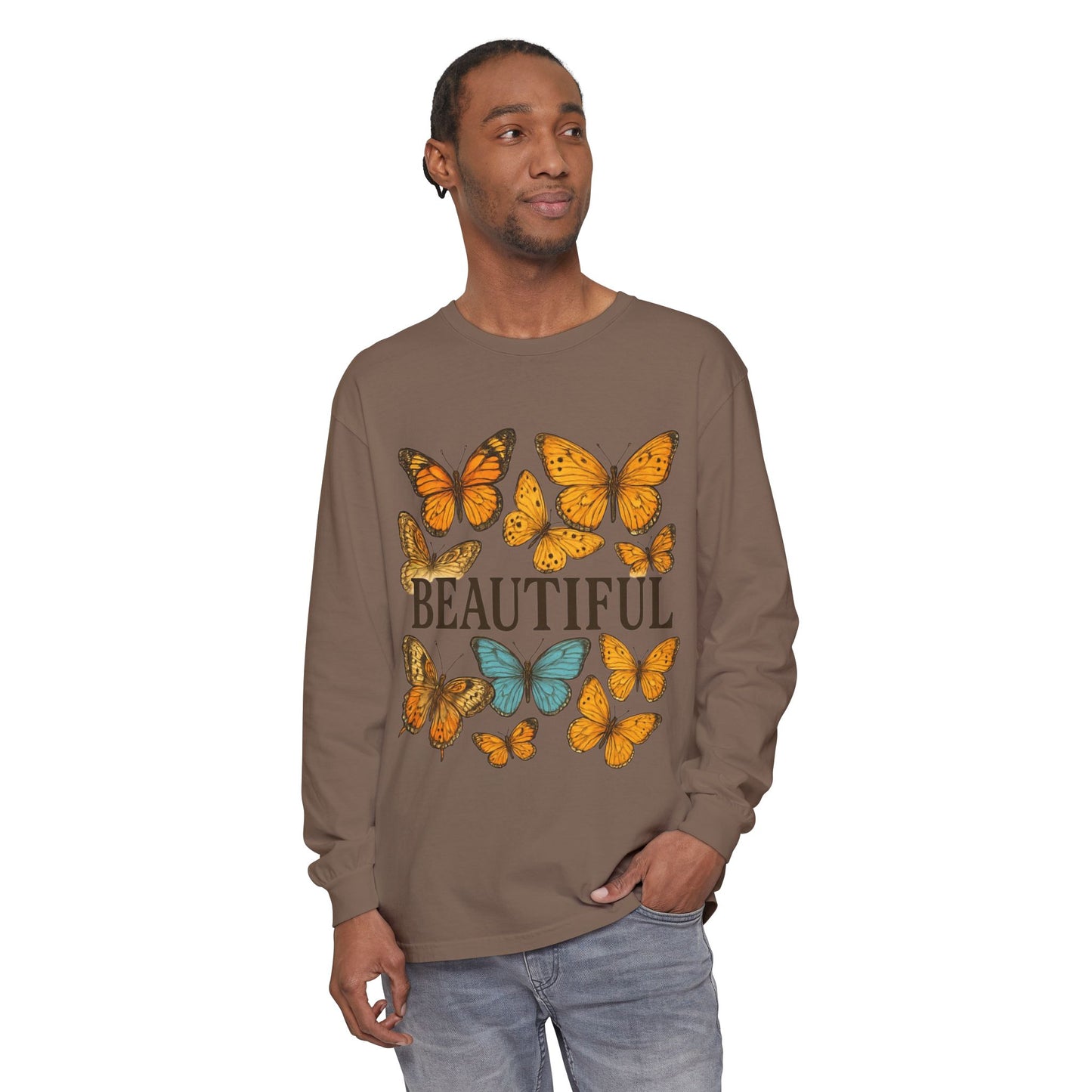 Beautiful Butterfly Long Sleeve T-Shirt, Eco-Friendly Cotton Tee, Casual Wear, Spring Fashion, Gift for Nature Lovers, Comfortable [...]