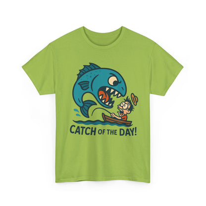 Fishing Cartoon Tee Shirt - Catch of the Day Unisex