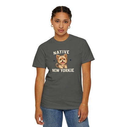 Native New Yorkie T-Shirt — Yorkie Mom/Dad NYC Dog Lover Tee