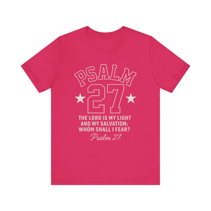 PSALM 27 Black Sporty Tee