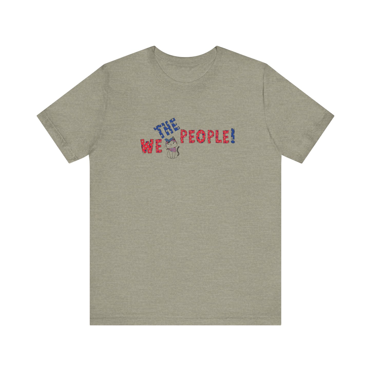 Patriotic Cat 'We the People' T-Shirt