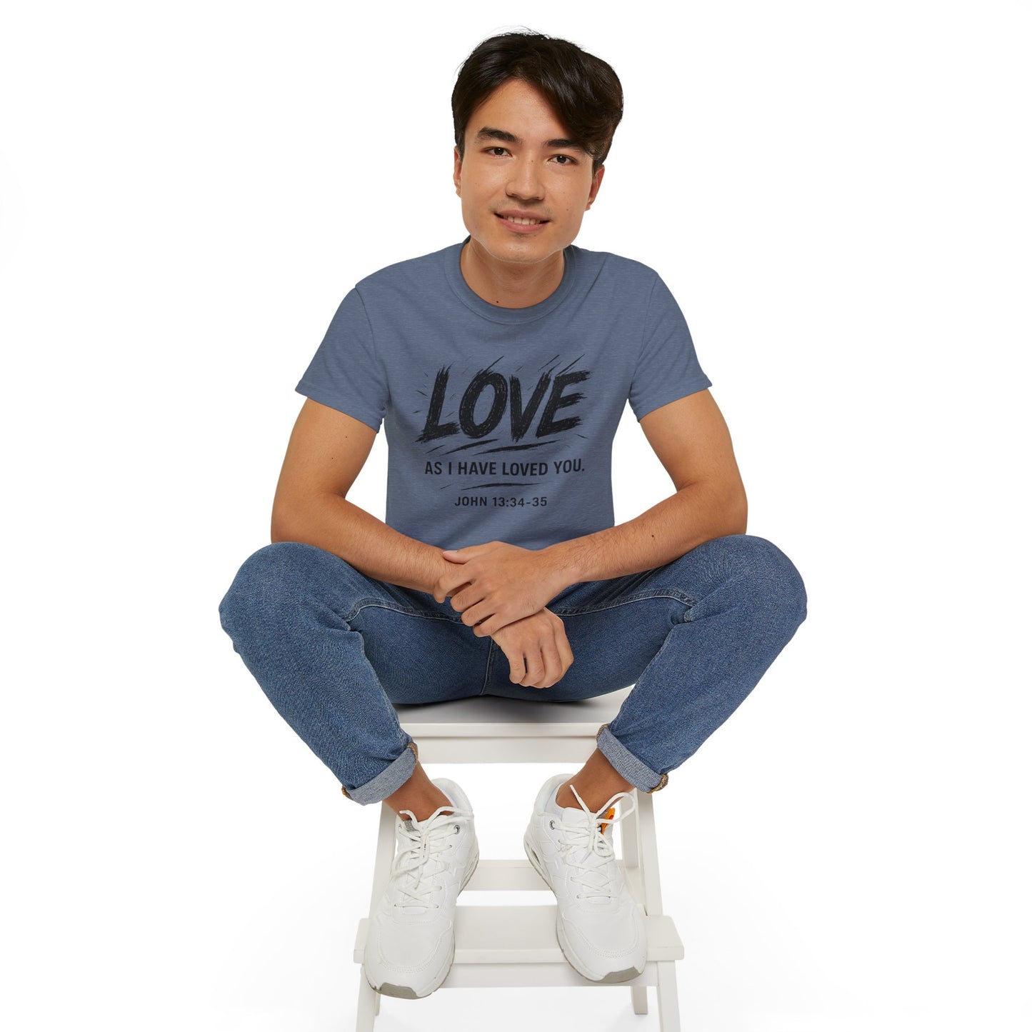 Love T-Shirt — "Love As I Have Loved You" John 13:34-35 Christian Tee