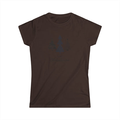 Women's Tee - Monochromatic 3-Christmas Trees Design